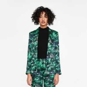 Jungle Print Blazer